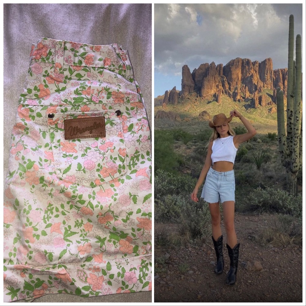 Wrangler denim shorts vintage